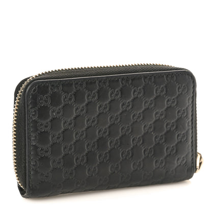 Gucci Microguccissima Zip Around Card Case Black 3 of 9