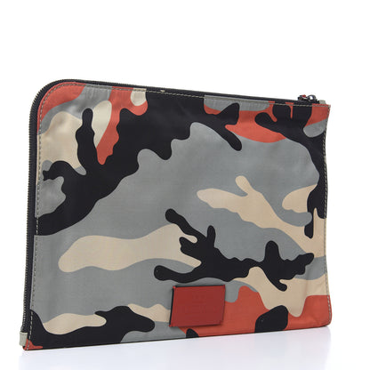 Valentino Garavani Nylon Camouflage Rockstud Zip Pouch Multicolor 3 of 10