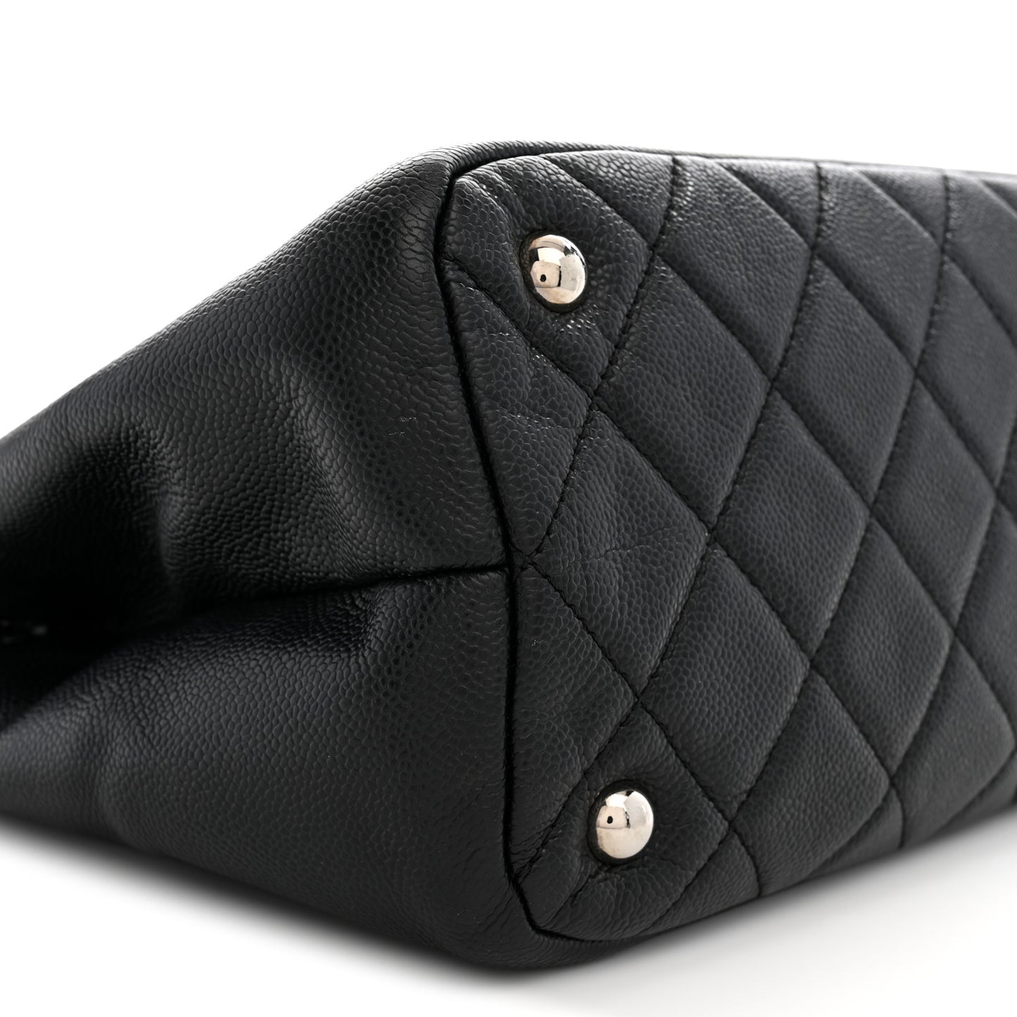 Caviar Quilted CC Timeless Soft Tote Black