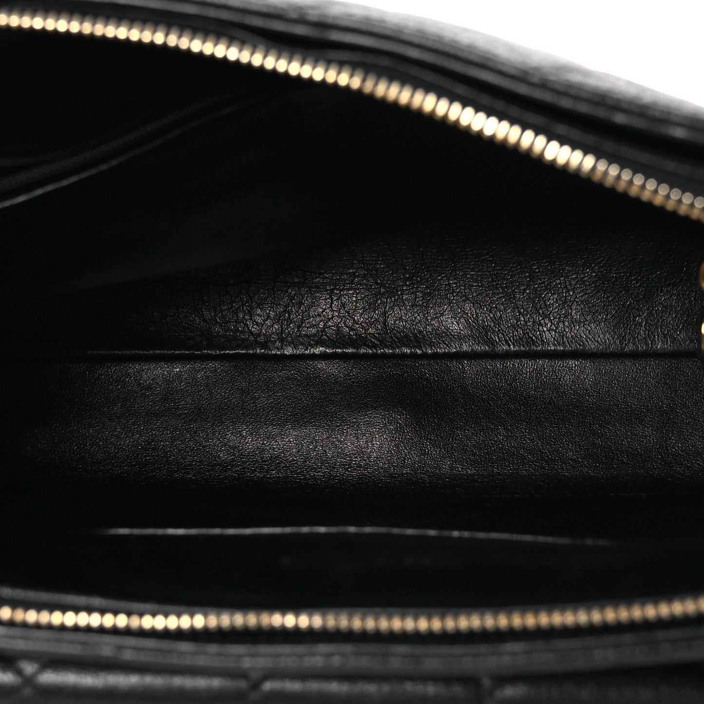 Caviar Quilted Flap Shoulder Bag Black