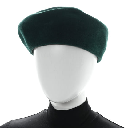 Gucci Velvet Beret Hat M Green 2 of 9
