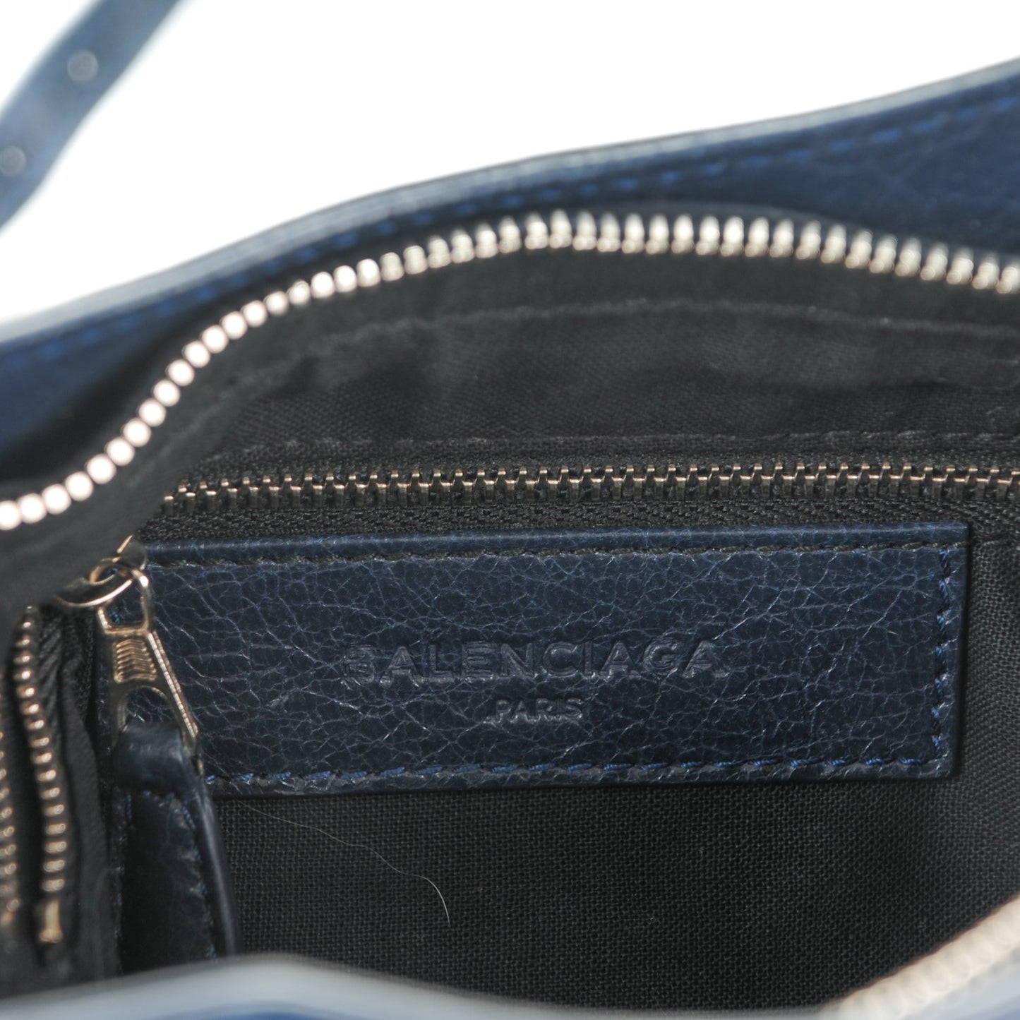 Agneau Giant 12 Silver Hardware Hip Bleu Obscur