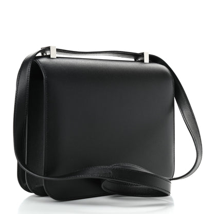 Hermes Grained Monsieur Lizard Constance 24 Black Ombre 3 of 9