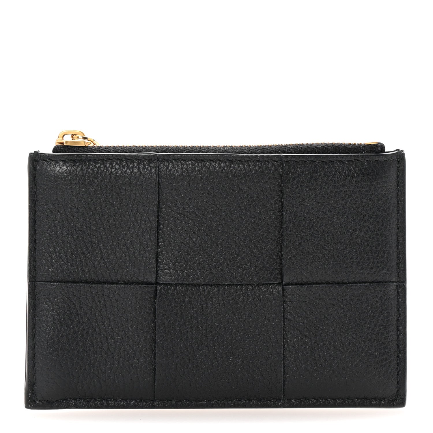 Bottega Veneta Nappa Maxi Intrecciato Zip Wallet Black 1 of 7