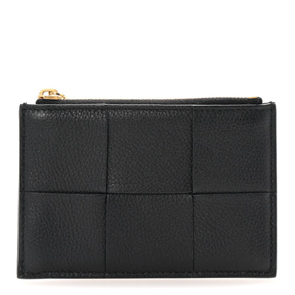 Bottega Veneta Nappa Maxi Intrecciato Zip Wallet Black 1 of 7