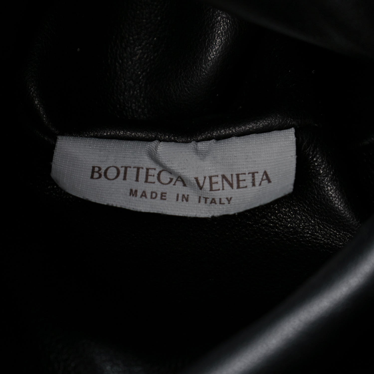 Bottega Veneta Bark Calfskin Embossed The Pouch Oversized Clutch Black 6 of 11