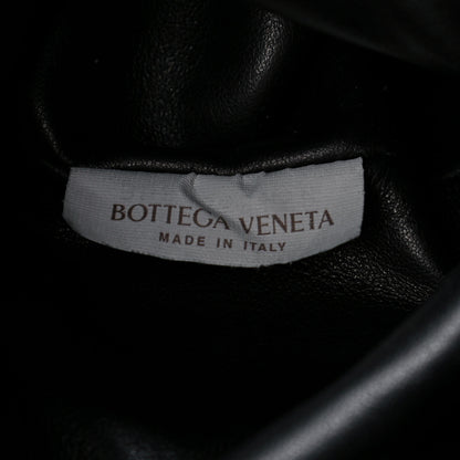 Bottega Veneta Bark Calfskin Embossed The Pouch Oversized Clutch Black 6 of 11
