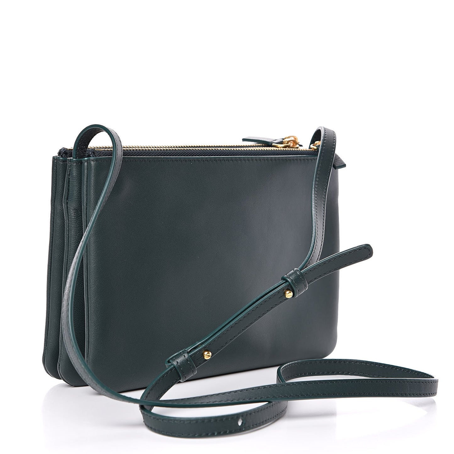 Lambskin Small Trio Crossbody Bag Amazone