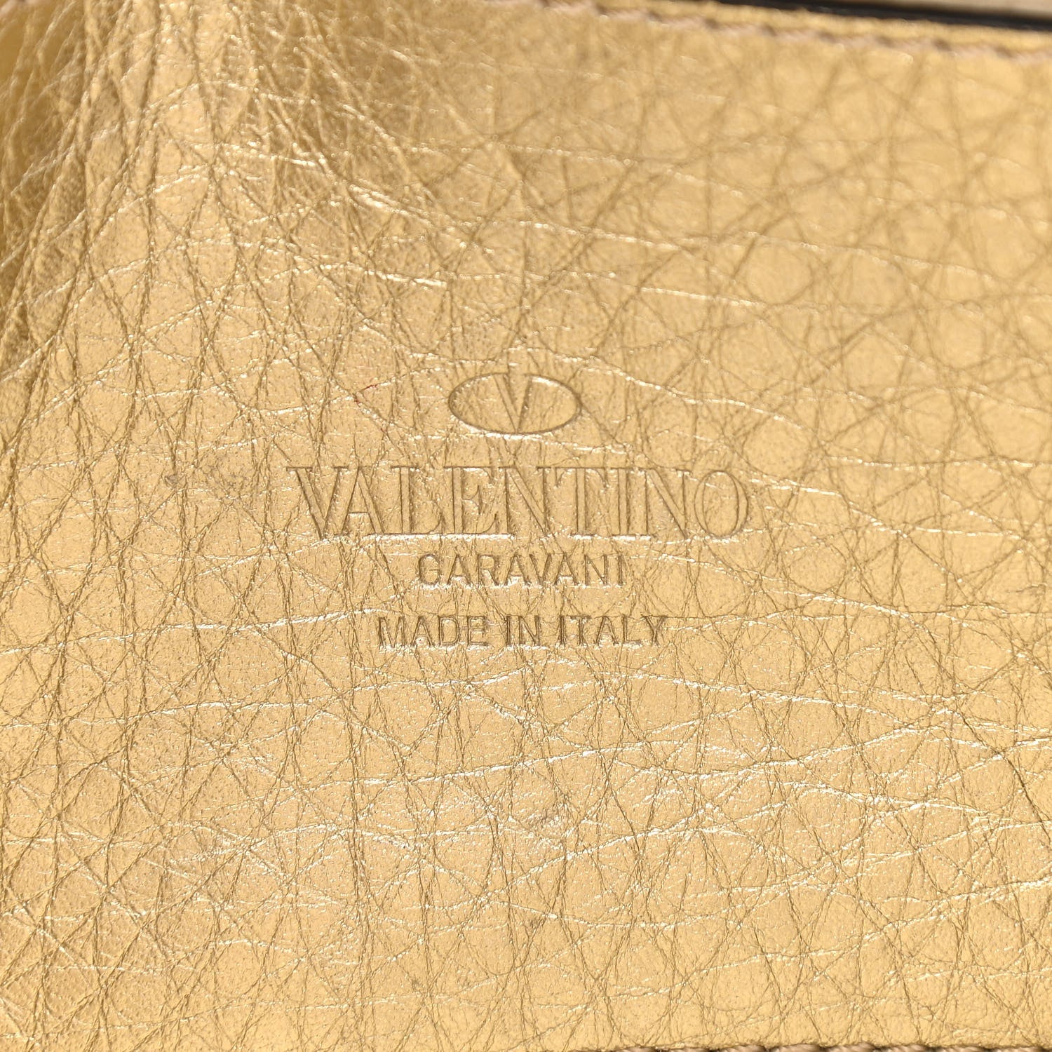 Valentino Garavani Metallic Pebbled Calfskin Medium Rockstud Flip Lock Crossbody Bag Platino 5 of 10
