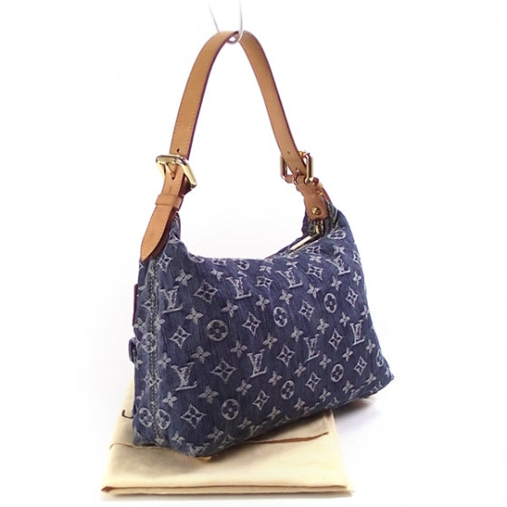 Monogram Denim Baggy PM Blue