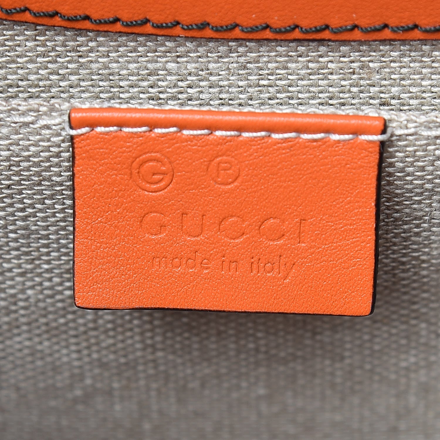 Gucci Microguccissima Medium Emily Chain Shoulder Bag Sun Orange 8 of 10