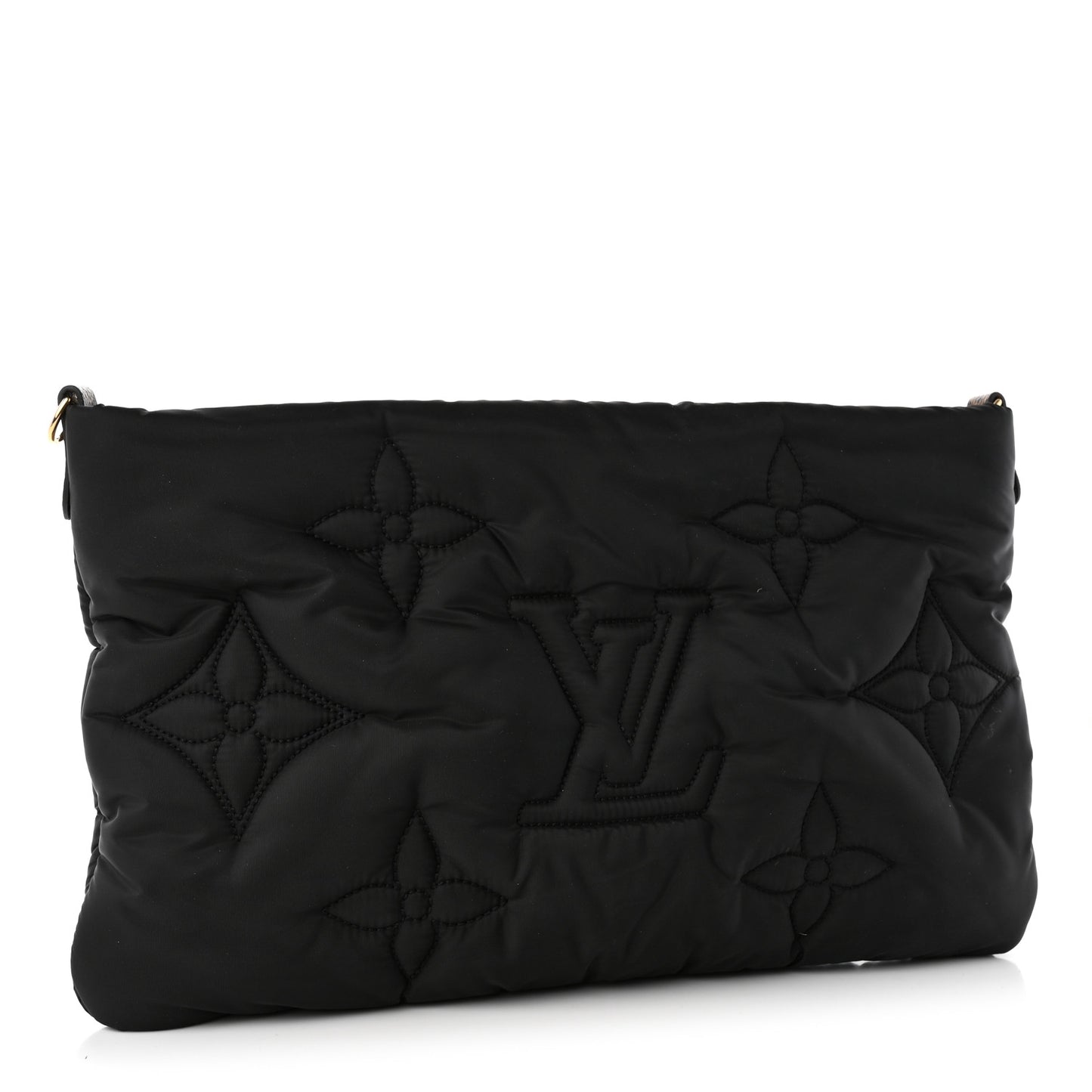 Econyl Monogram Pillow Maxi Multi Pochette Accessories Mini Pochette Black