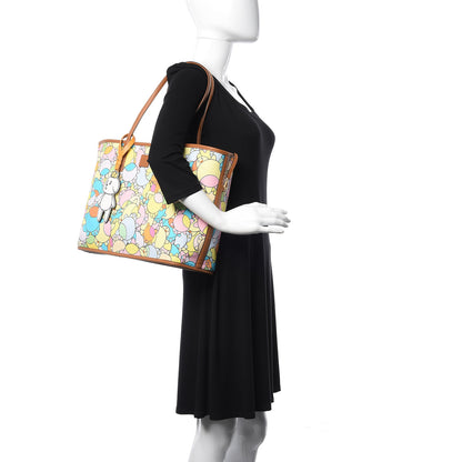 MCM X Eddie Kang Visetos Medium Reversible Shopper Tote Natural 3 of 17
