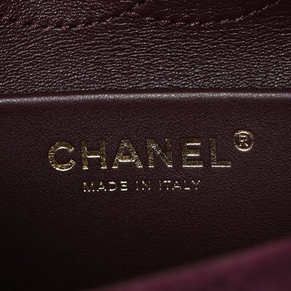 Chanel Suede Calfskin Mini Souplissimo Flap Burgundy 5 of 10