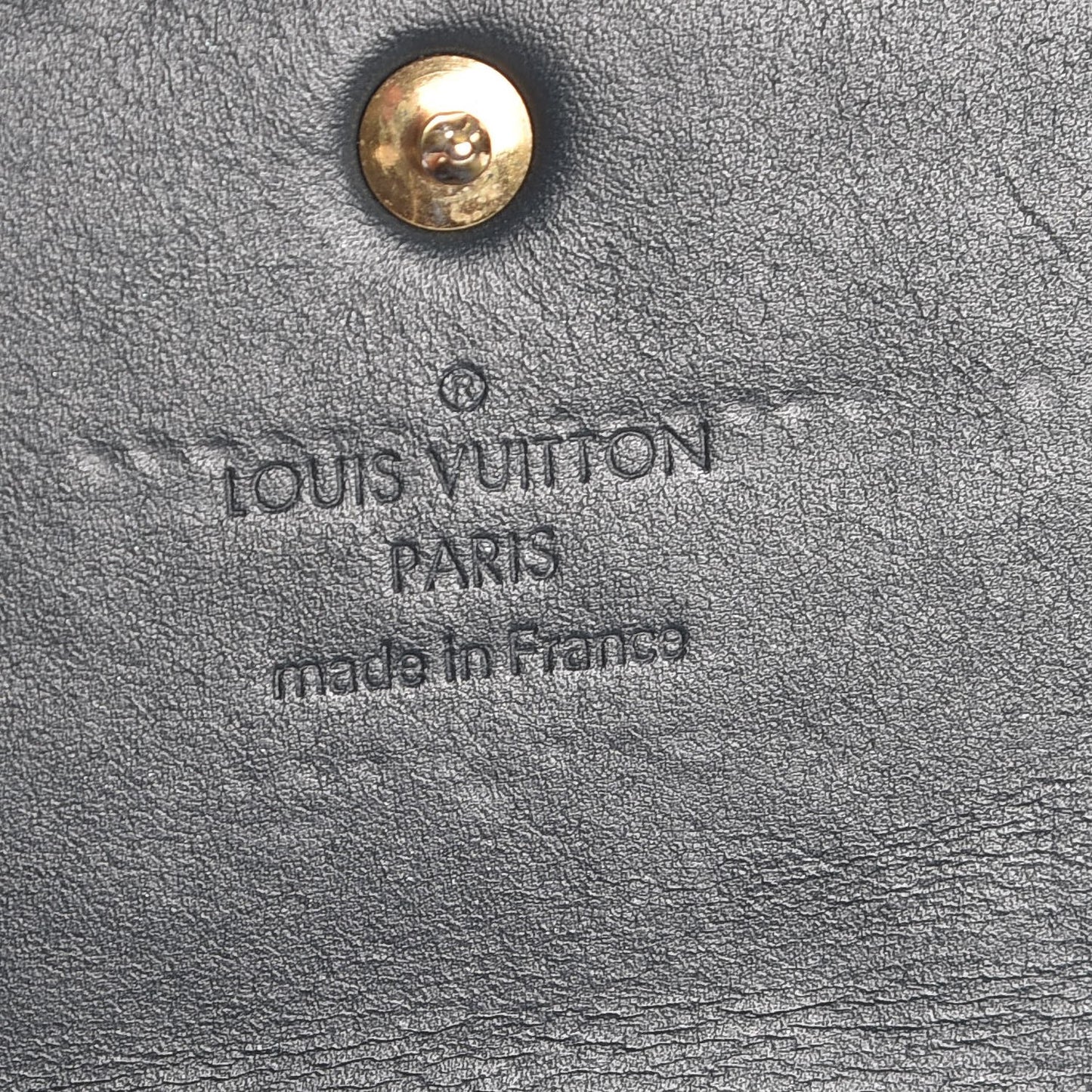 Vernis Sarah Wallet Blue Nuit