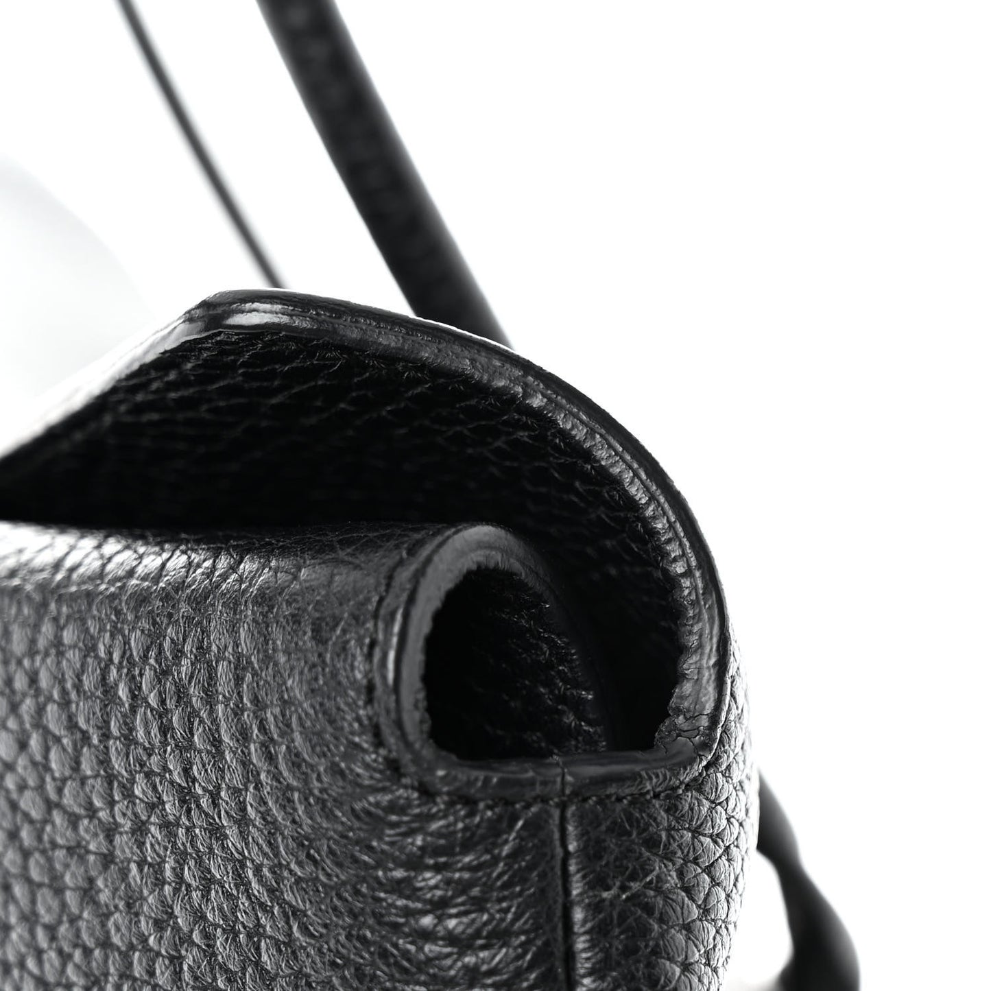 London Grainy Calfskin Medium Baynard Tote Black