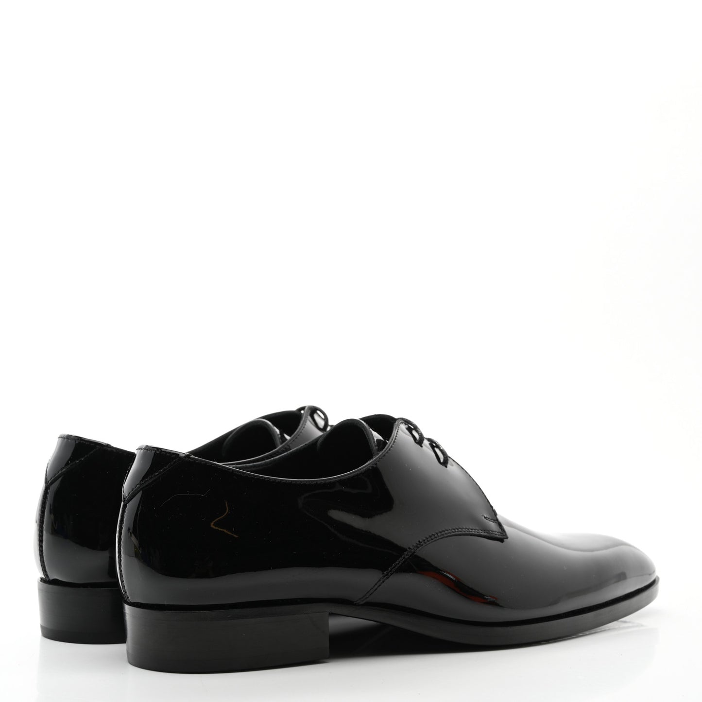 Patent Baltimora Lace Up Derby Shoes 39 Black