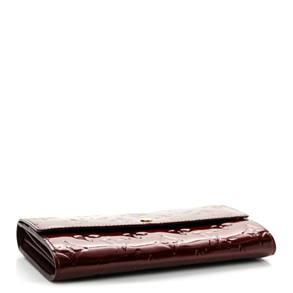 Louis Vuitton Vernis Sarah Wallet Amarante 4 of 11