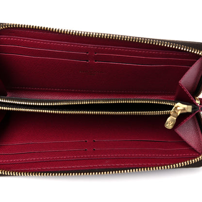 Louis Vuitton Monogram Clemence Wallet Fuchsia 5 of 14