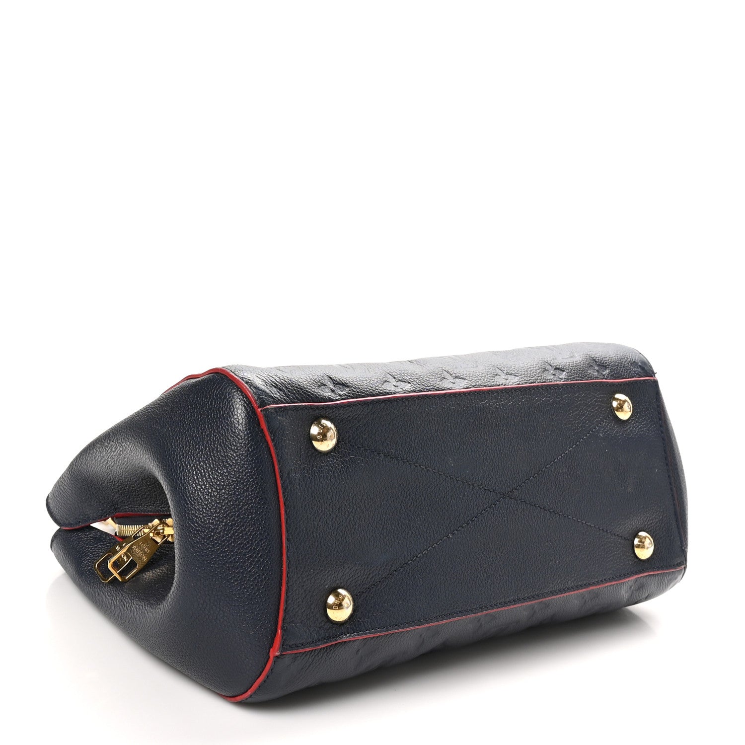 Louis Vuitton Empreinte Montaigne MM Marine Rouge 4 of 10
