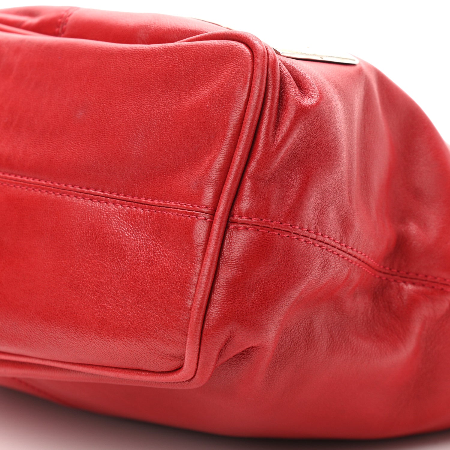 Fendi Nappa Hobo Red 6 of 9