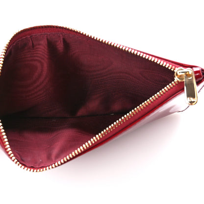 Christian Dior Patent Cannage LADY DIOR Clutch Rouge Ceris 9 of 17