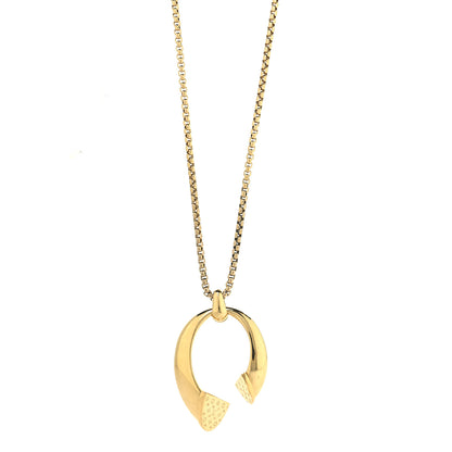 Louis Vuitton Metal Nanogram Sweet Dreams Horseshoe Necklace Gold 1 of 5