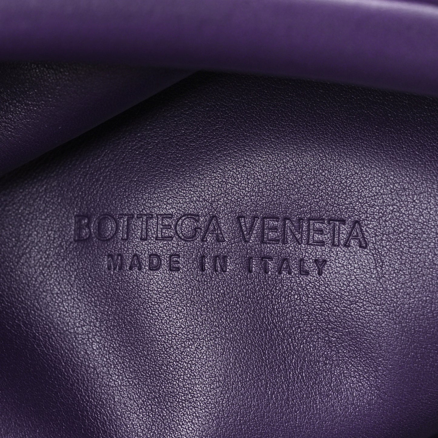Smooth Butter Calf The Pouch Oversized Clutch Raisin
