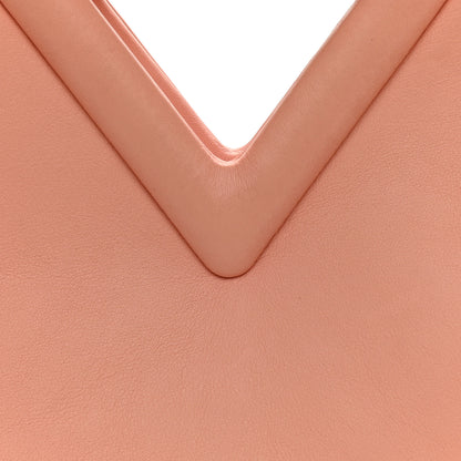 Bottega Veneta Calfskin Small The Point Triangle Bag Peachy 7 of 8