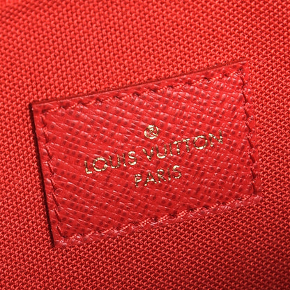 Louis Vuitton Damier Ebene Pochette Felicie Chain Wallet 7 of 11