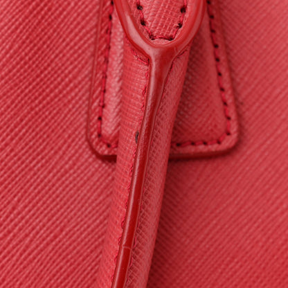 Prada Saffiano Lux Large Tote Fuoco 10 of 10