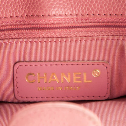 Chanel Caviar Quilted Petit Shopping Tote PST Pink 6 of 14