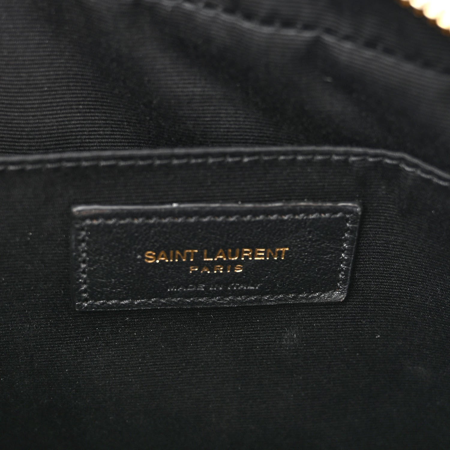 Saint Laurent Calfskin Matelasse Monogram Lou Camera Bag Dark Latte 6 of 13