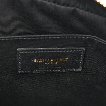 Saint Laurent Calfskin Matelasse Monogram Lou Camera Bag Dark Latte 6 of 13