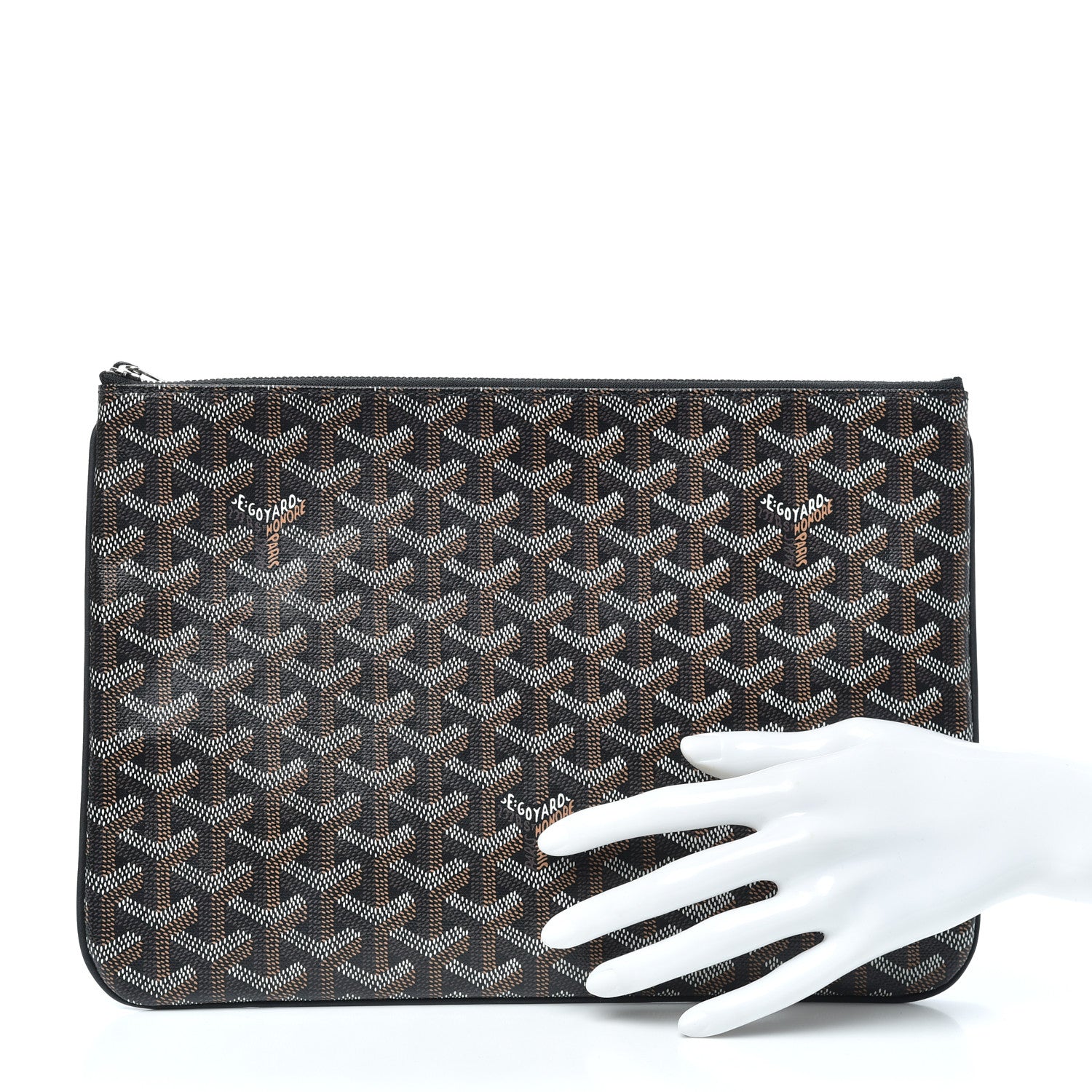 Goyard Goyardine Senat Pochette MM Black 2 of 6
