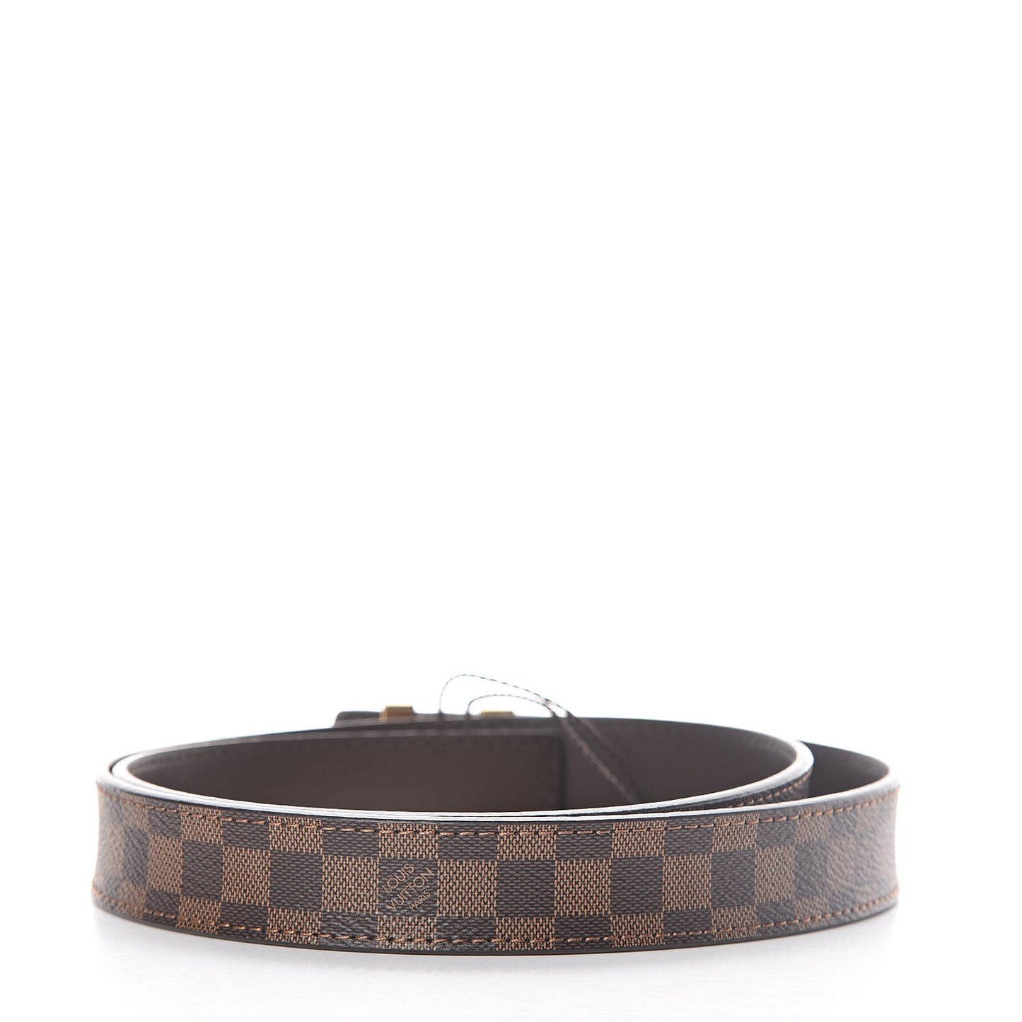 Mini Damier Ebene 25mm LV Initiales Belt 80 32