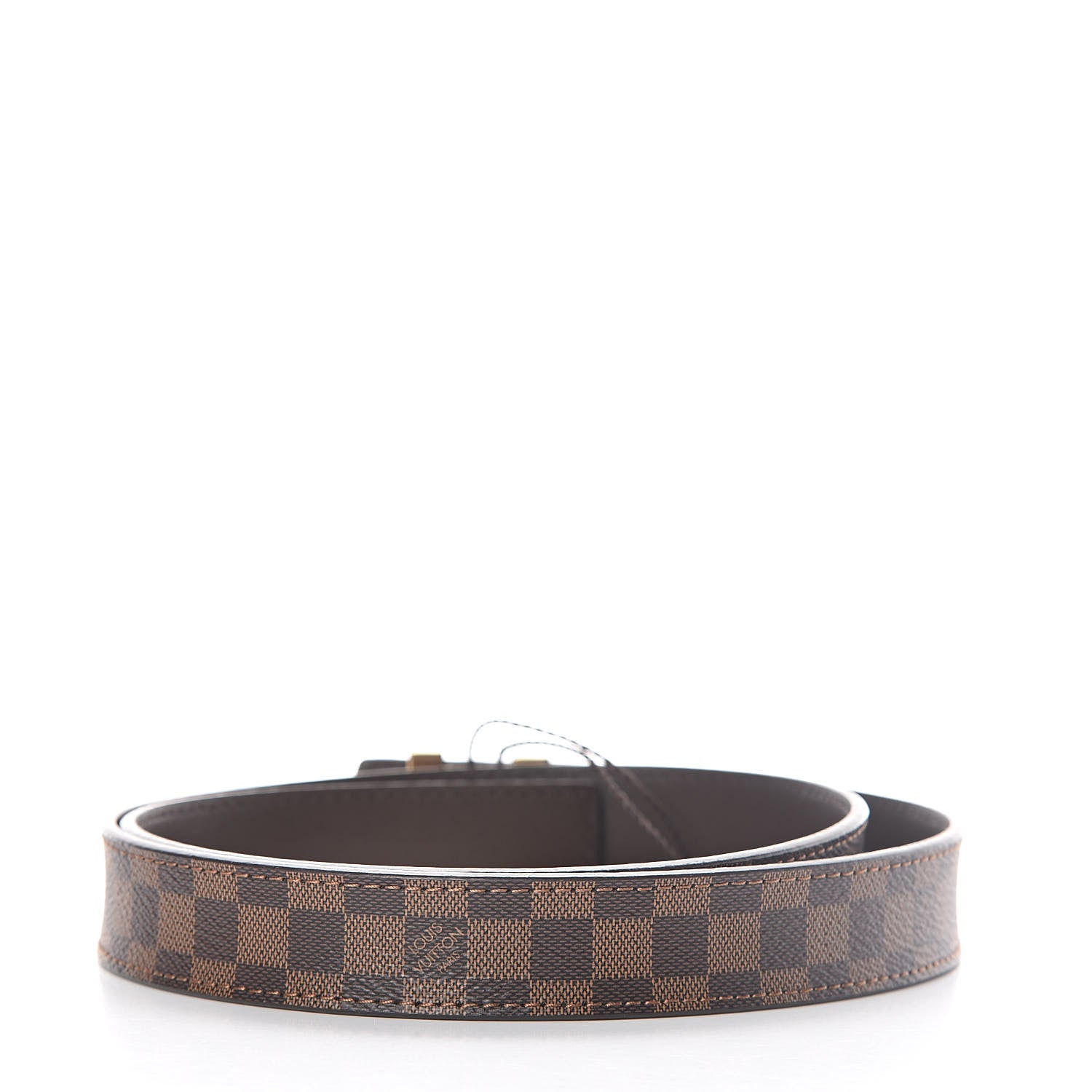 Louis Vuitton Mini Damier Ebene 25mm LV Initiales Belt 80 32 3 of 6