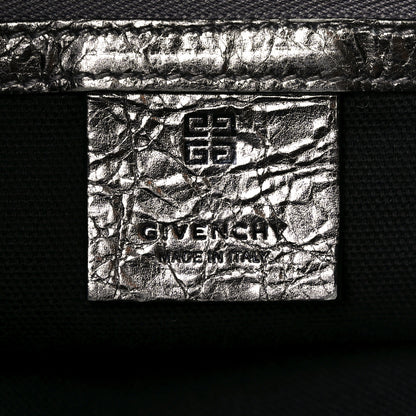 Givenchy Metallic Calfskin Medium Voyou Bag Silver 6 of 10
