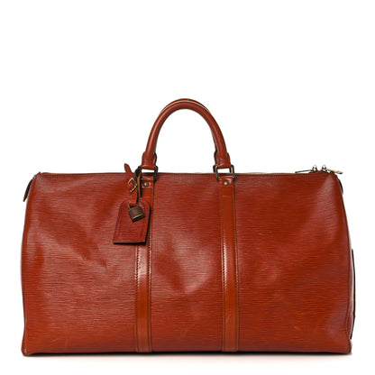 Louis Vuitton Epi Keepall 60 Kenyan Fawn 1 of 35