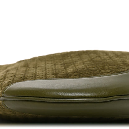 Gucci Suede Micro GG Medium B Shoulder Bag Green 9 of 10
