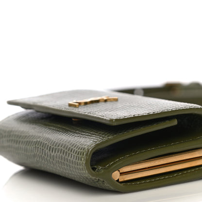 Saint Laurent Lizard Monogram Rider Bag Military Green 10 of 10