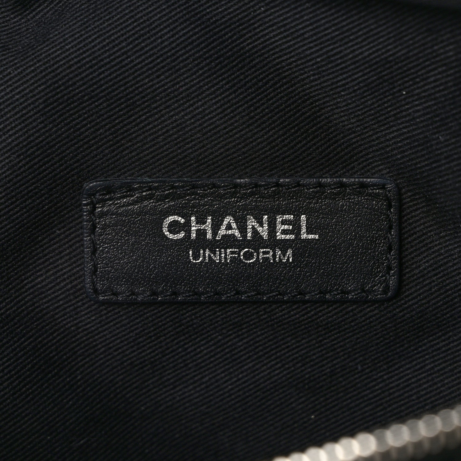 Chanel Calfskin Quilted Waist Belt Bag Black 6 of 10