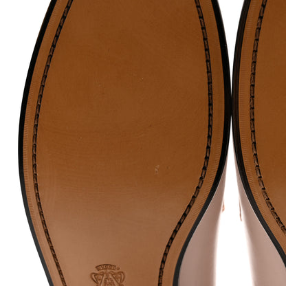 Gucci Malaga Kid Crystal Horsebit Womens Jordaan Loafers 39.5 Pink Hibiscus 10 of 12