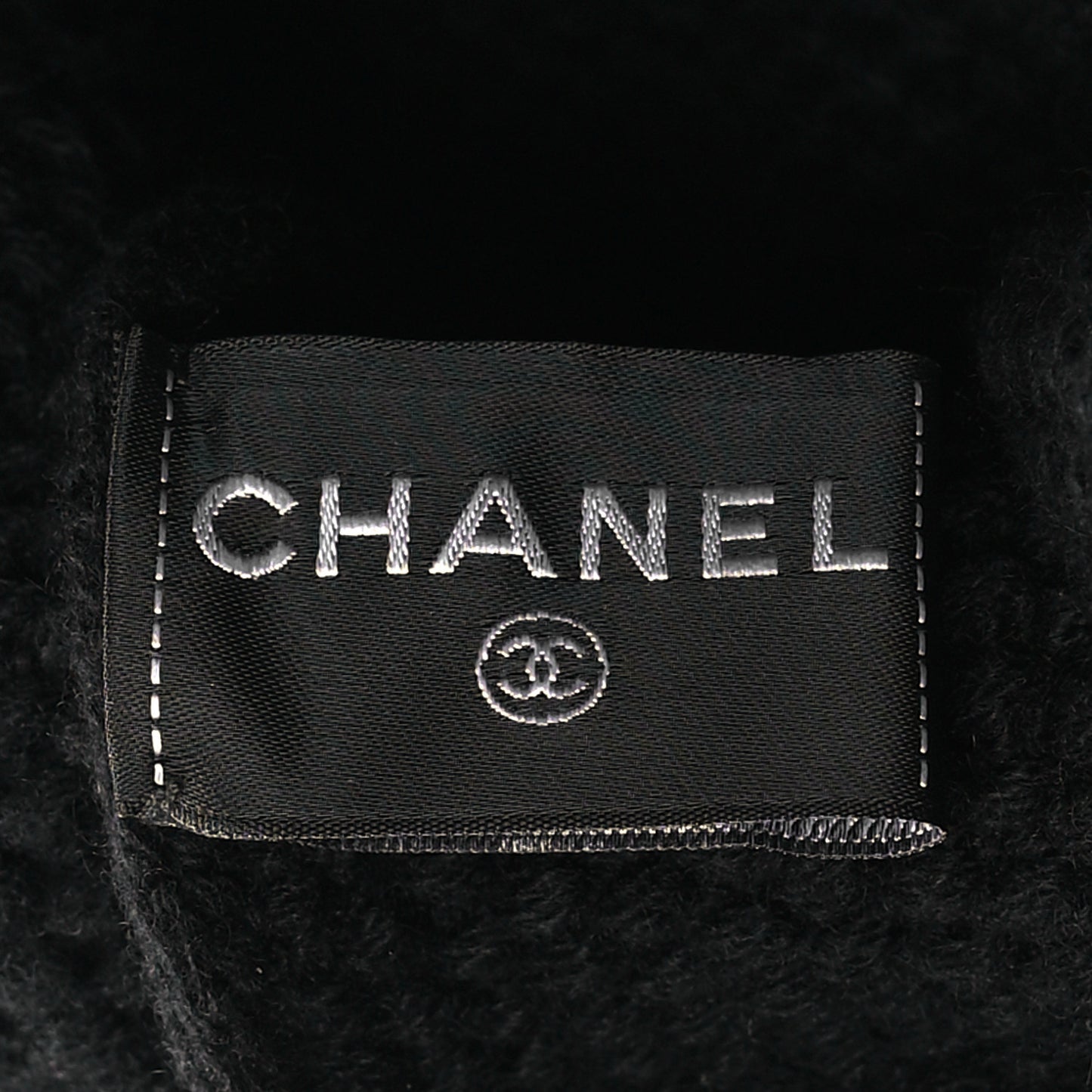 Cashmere CC Beanie Hat Black Pink