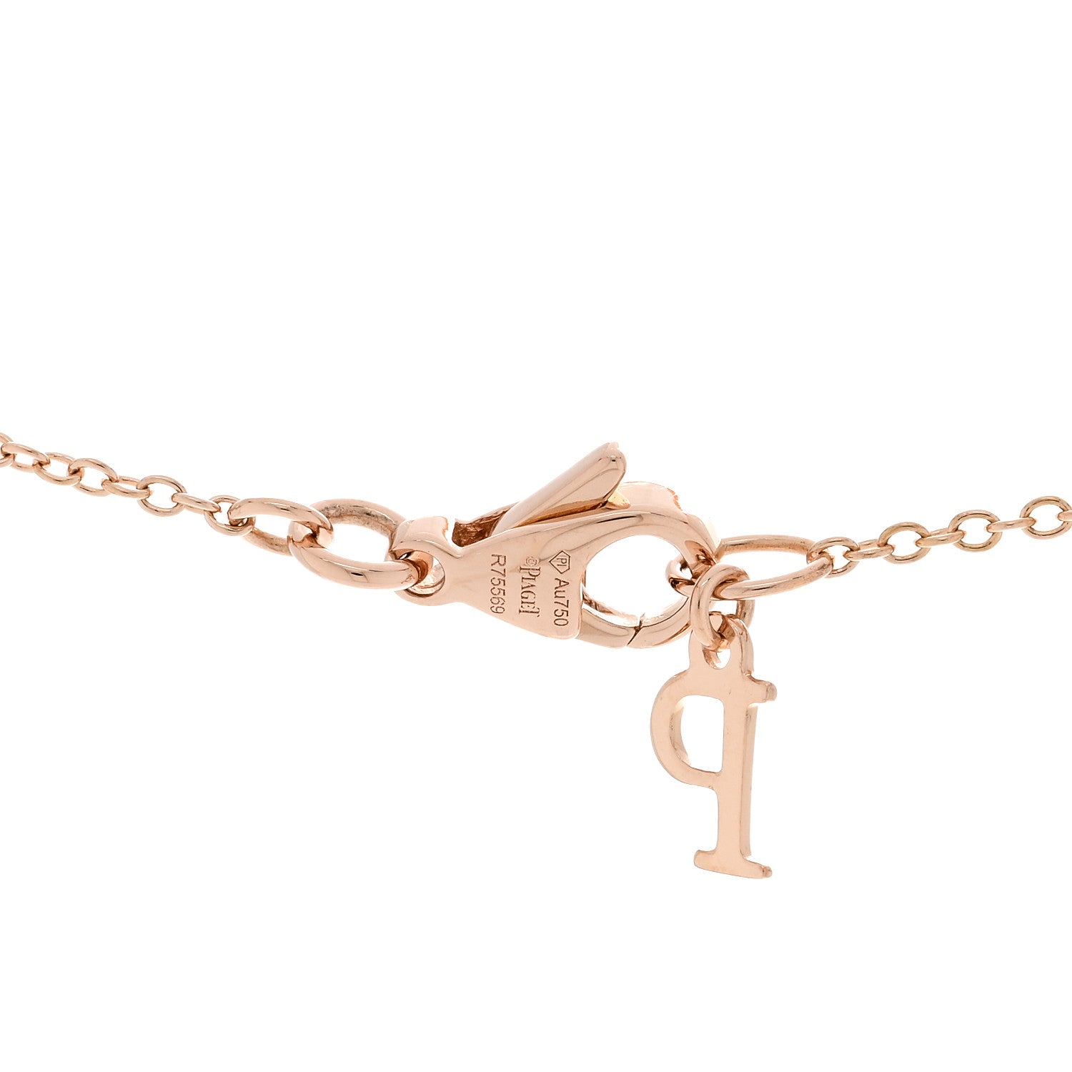 Piaget 18K Rose Gold Diamond Possession Pendant Necklace 5 of 6