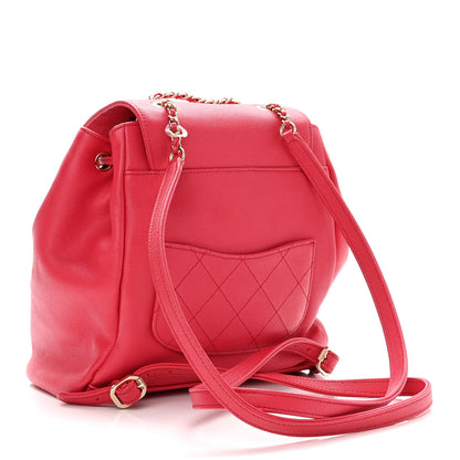 Chanel Caviar Quilted Business Affinity Backpack Fuchsia 2 of 8