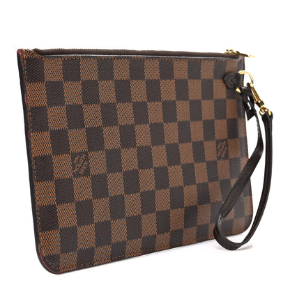Louis Vuitton Damier Ebene Neverfull MM GM Pochette 3 of 9