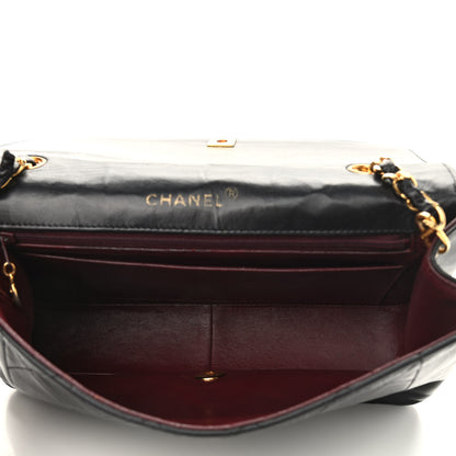 Chanel Lambskin Quilted Medium Single Flap Black 5 of 13