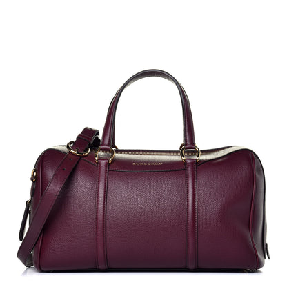 Burberry Derby Calfskin Medium Alchester Bowling Bag Mahogany Red 1 of 9