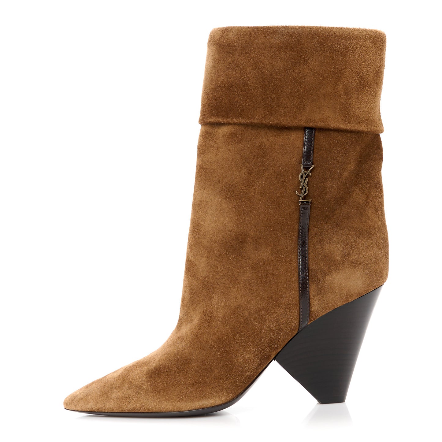 Suede Liz 85 Wedge Booties 36 Dark Land